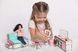 "Гостиная" набор кукольной мебели NestWood для Барби, бело-розовая