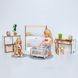 Великий набір "ЛЮКС Еко з терасою" ляльковий будиночок NestWood з меблями і аксесуарами