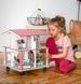 Четырехсторонний кукольный домик NestWood для LOL на подставке с колесами, без мебели, розовый