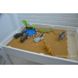 Детский cветовой стол-песочница Standart/Universal для анимации Noofik (МДФ, белый) и стульчик