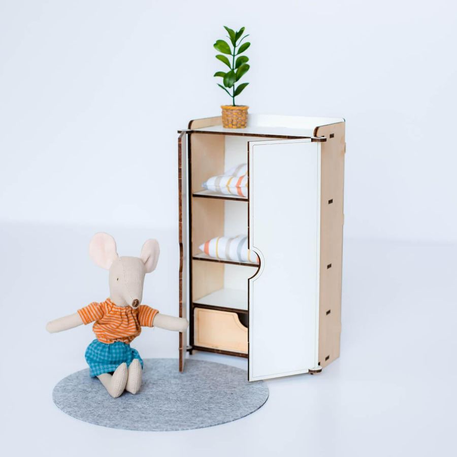 Кукольный шкаф для Барби NestWood Eсo