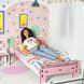 Кукольная кровать New для Барби NestWood розовая
