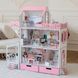 ЛЮКС терраса+балкон кукольный домик NestWood для Барби, розовый