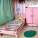 Лялькове ліжко для Барбі "Пава" NestWood рожеве
