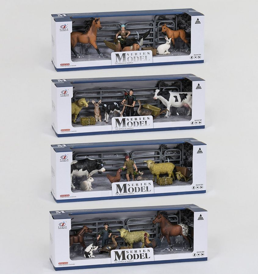 Великий ігровий набір "Тварини для ферми" Series Model Q 9899-U4-2