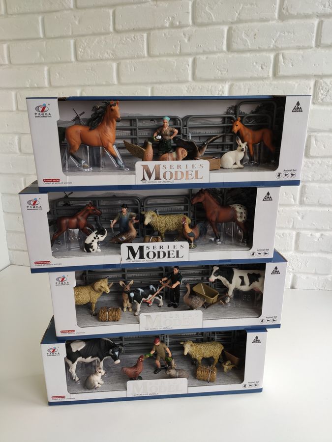 Большой игровой набор "Животные для фермы" Series Model Q 9899-U4-4