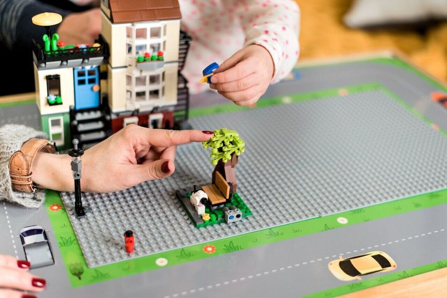 Ігрове поле з двома лего-платформами Універсальний Noofik