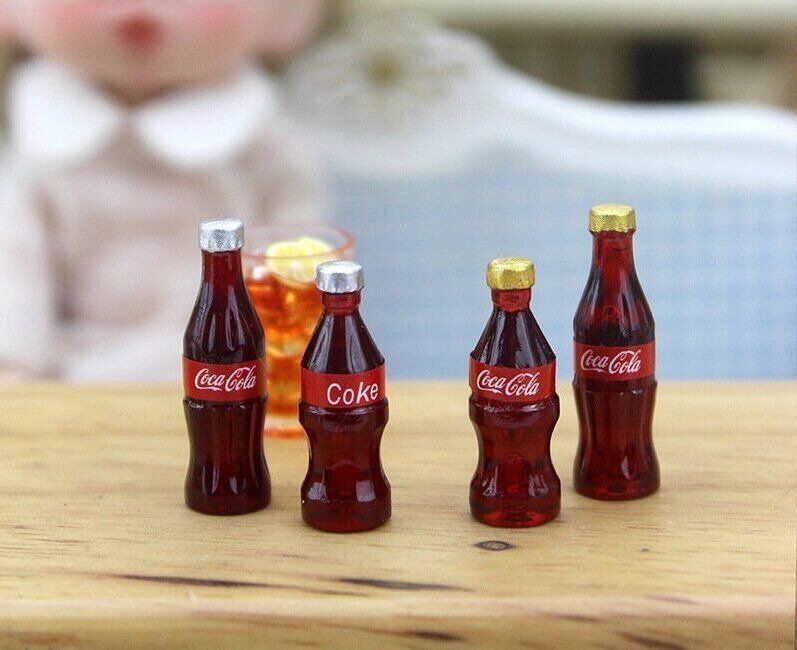 Кукольная кола "Ящик Coca Cola" 12шт.