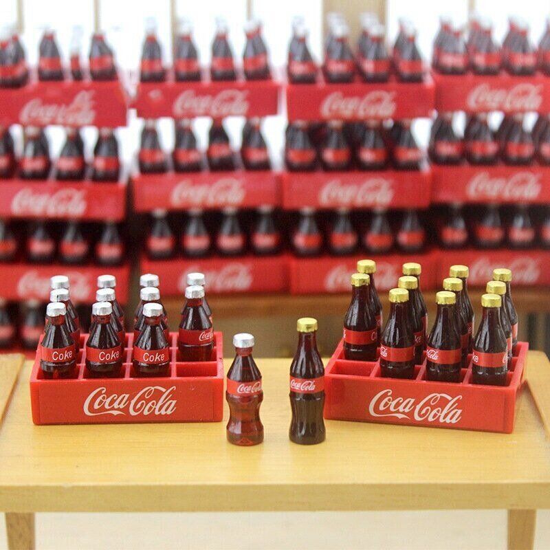 Лялькова кола "Ящик Coca Cola" 12шт.