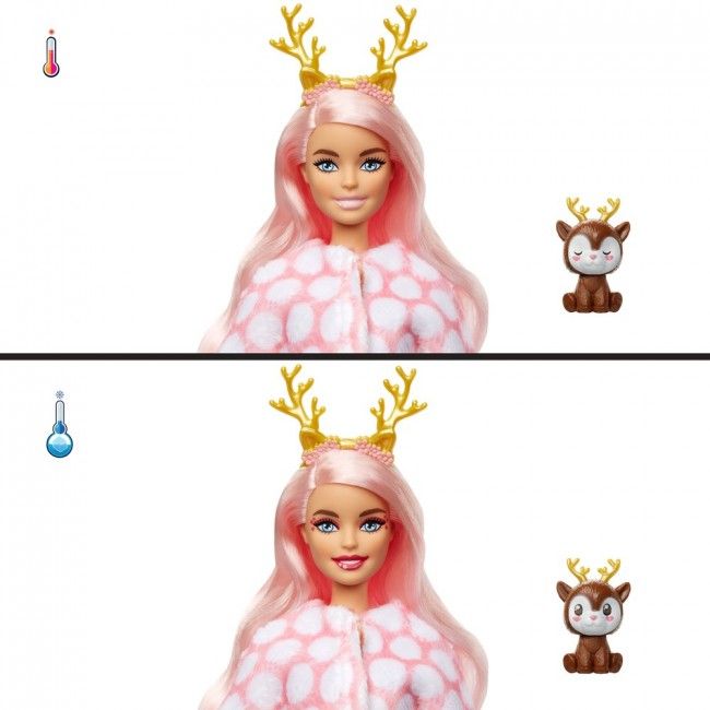 Кукла Barbie "Cutie Reveal" серии "Зимний блеск" - олененок
