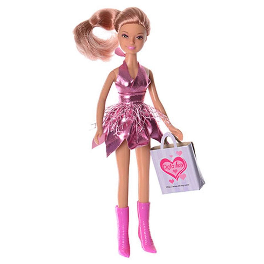 Лялька DEFA 8220_1 рожеве плаття