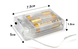 LED-гірлянда (освітлення) для лялькового будиночка NestWood, 2.9м тепле світло 30 led, на батарейках