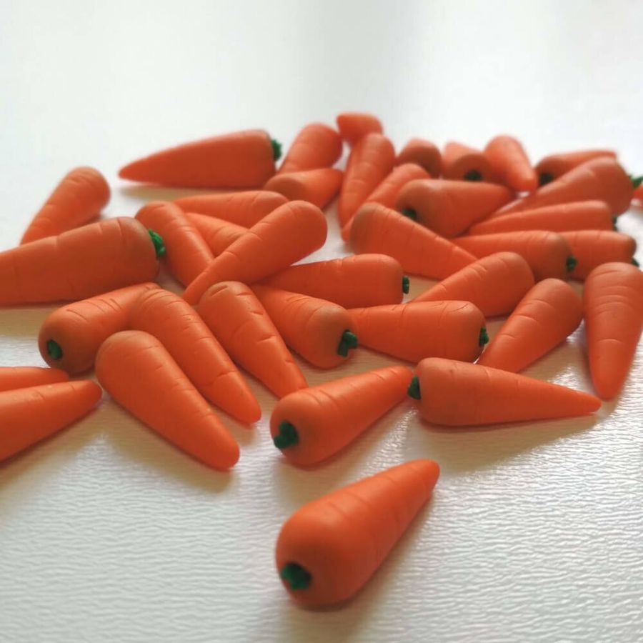 Кукольная еда "Морковка" Hand Made 1 шт