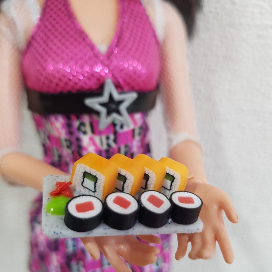 Кукольная еда "Сет суши" Hand Made 1 шт.
