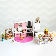 "Кухня New" набір лялькових меблів NestWood для LOL (Лол)
