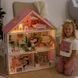 "Фантазия" кукольный домик с освещением NestWood для Барби розовый