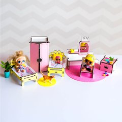 "Спальня New" набор кукольной мебели NestWood для LOL (Лол)