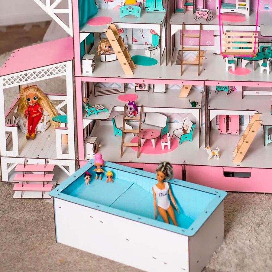 Кукольный бассейн NestWood для Barbie