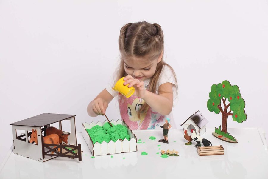 Кукольный домик - игровой набор "ФЕРМА" NestWood (комплектация MINI)
