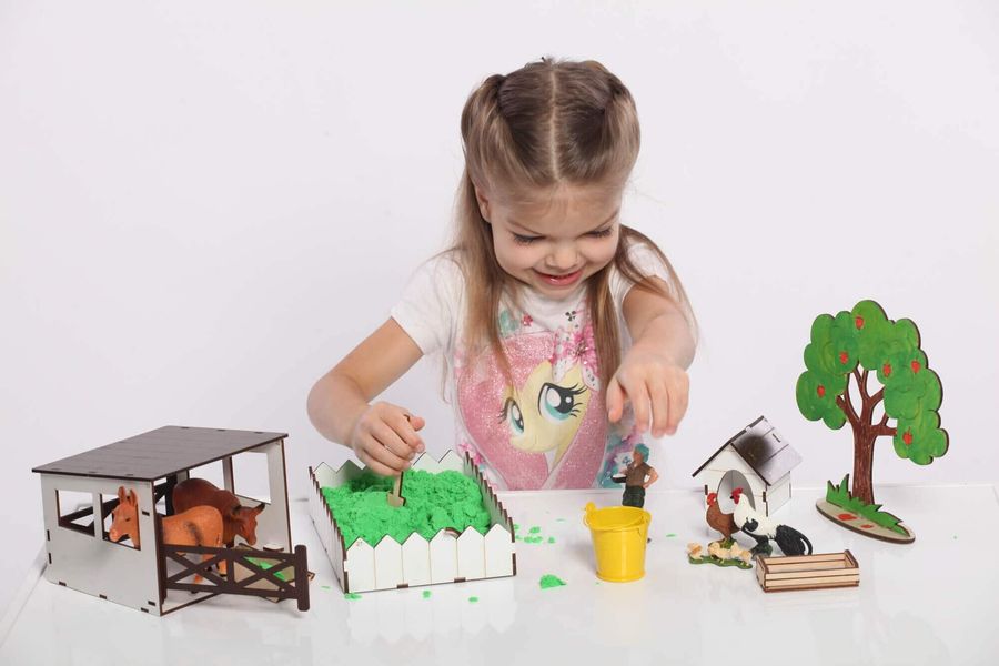 Кукольный домик - игровой набор "ФЕРМА" NestWood (комплектация MINI)