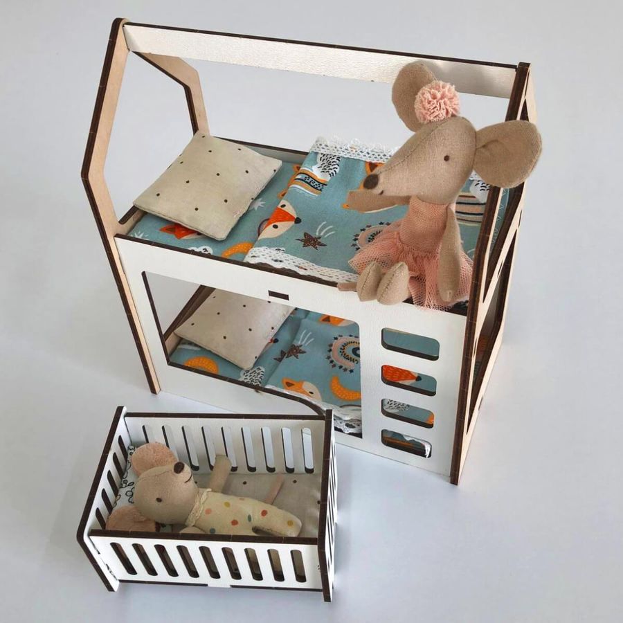 Комплект постельного белья "Дитяча Eco" для Барбі NestWood