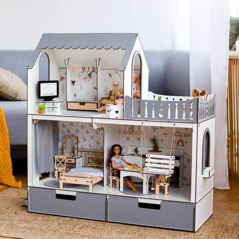 Кукольная мебель и домики для Барби