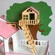 "СКАЗОЧНЫЙ" кукольный домик NestWood для кукол LOL/OMG/Барби, розовый + гостинная
