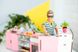 "Кухня" набор кукольной мебели NestWood для Барби, бело-розовая