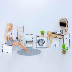 "Ванная Eco" набор кукольной мебели NestWood для Барби