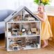 Большой набор "Фантазия Eco" кукольный домик NestWood с мебелью и аксессуарами
