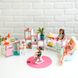 "Детская" набор кукольной мебели NestWood для Барби, бело-розовая